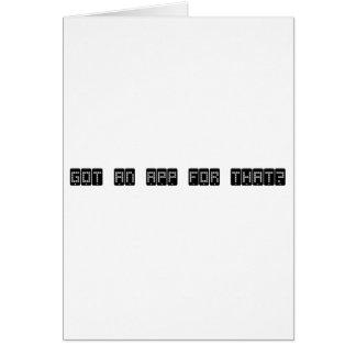 got eine APP für das?