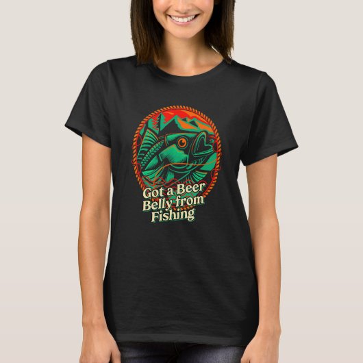 Got eines Bierbauches vom Spaß Drinker T-Shirt (Vorderseite)