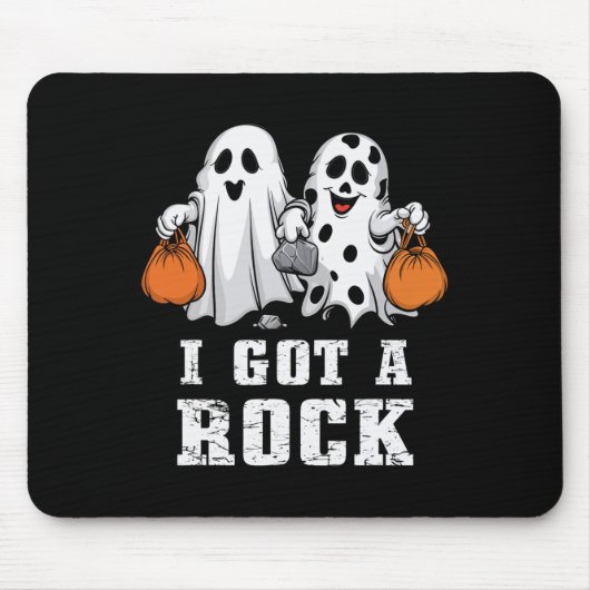 Got eines Rock Ghost Halloween Spooky Trick Lecker Mousepad (Vorne)