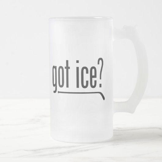 got Eis? (Hockey) Mattglas Bierglas (Rechts)