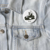 Got Eis? Hockey-Skate-Knopf Button (Beispiel)