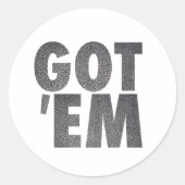 GOT ELEPHANT CEMENT RUNDER AUFKLEBER (Vorderseite)