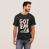 Got Em Sneaker Match 1 Mid Arctic Crimson Tint Ora T-Shirt (Vorne ganz)