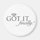 Got - Endlich Diamantring Magnet (Vorne)