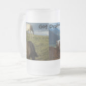 Got Entwurf? Mattglas Bierglas (Vorderseite Links)