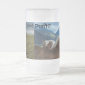 Got Entwurf? Mattglas Bierglas (Mittel)