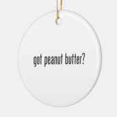 got Erdnussbutter Keramikornament (Links)