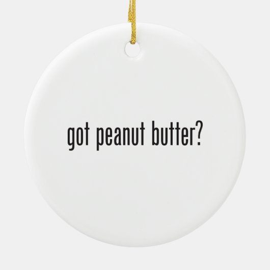 got Erdnussbutter Keramikornament (Hinten)