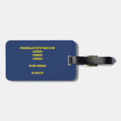 Got es! gepäckanhänger (Rückseite horizontal)