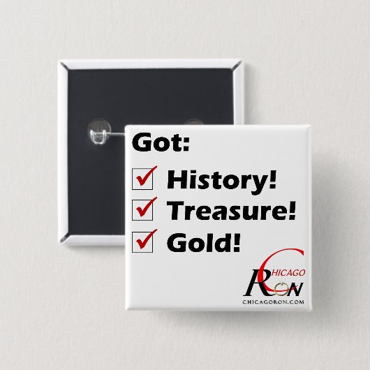 Got es! Knopf Button (Vorne & Hinten)