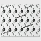 Got etwas Luft! - Stunt Scooter Trick Geschenkpapier (Flach)