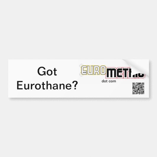 Got Eurothane Autoaufkleber (Vorne)