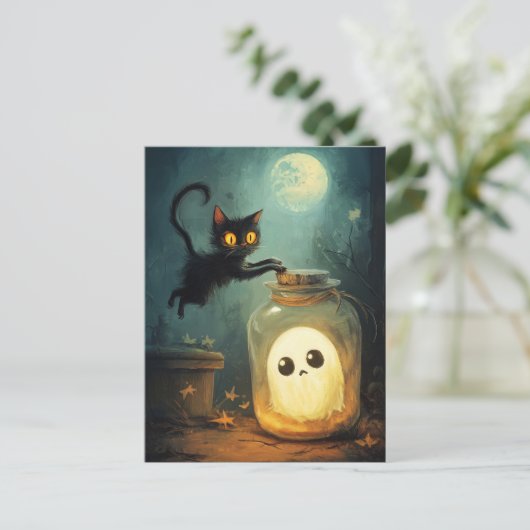 Got Feiertagspostkarte (Stehend Vorderseite)