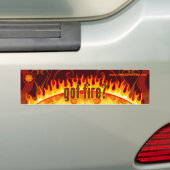 got Feuerrotaufkleber Autoaufkleber (Auf Auto)