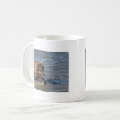 Got Fische? Alaska-Braunbärgeschenke Kaffeetasse (Vorderseite Links)