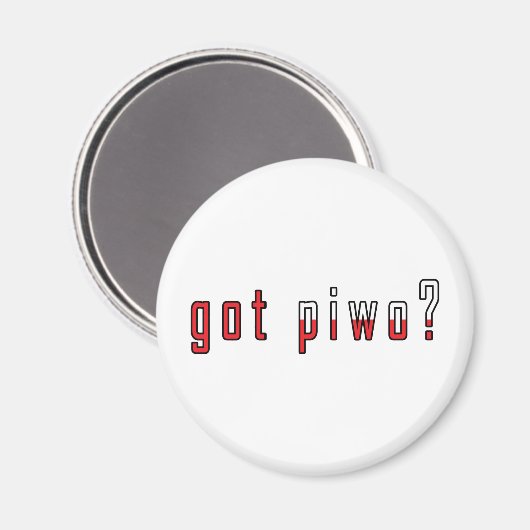 got? Flag Magnet (Vorderseite/Rückseite)