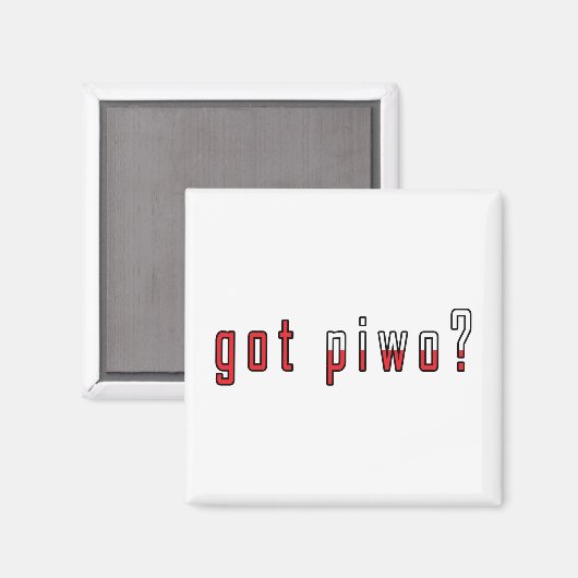 got? Flag Magnet (Vorderseite/Rückseite)