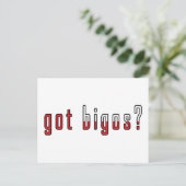 got? Flag Postkarte (Stehend Vorderseite)