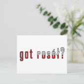 got? Flagge Postkarte (Stehend Vorderseite)