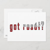 got? Flagge Postkarte (Vorne/Hinten)