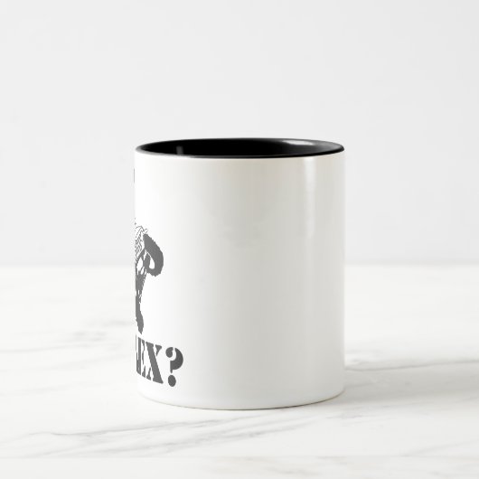 Got Flex? Zweifarbige Tasse (Mittel)