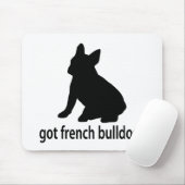 Got französische Bulldogge Mousepad (Mit Mouse)