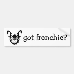 got frenchie Autoaufkleber