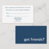 got Freundempfehlungskarten Empfehlungskarte (Vorne/Hinten)