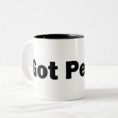Got Frieden? Tasse (Vorderseite Links)