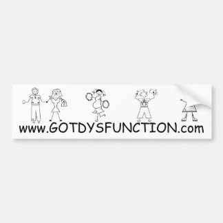 Got Funktionsstörungswebsite-Autoaufkleber Autoaufkleber