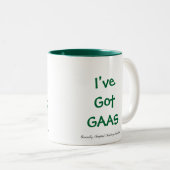 Got GAAS? Zweifarbige Tasse (VorderseiteRechts)