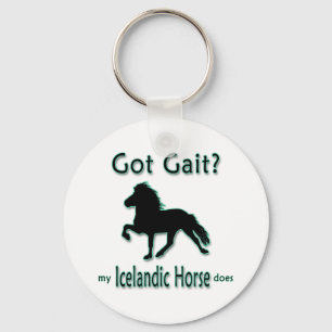 Got Gait? Mein isländisches Pferd tut es Schlüsselanhänger