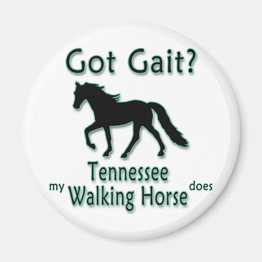 Got Gait? Mein Tennessee-Wanderpferd macht Magnet (Vorne)