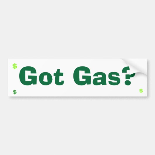 Got Gas? Autoaufkleber (Vorne)