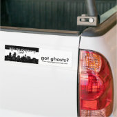 Got GeisterCityscape Bumpersticker. Autoaufkleber (Auf Lkw)