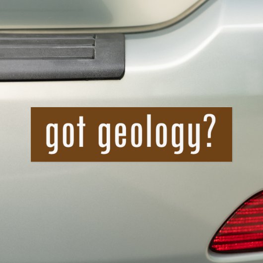 got Geologie? Autoaufkleber (Auf Auto)