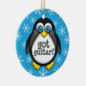 Got Gitarren-(lustige) Verzierung Keramik Ornament (Rechts)