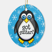 Got Gitarren-(lustige) Verzierung Keramik Ornament (Links)