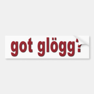 got glogg? Lustiges Skandinavier-Trinken Autoaufkleber