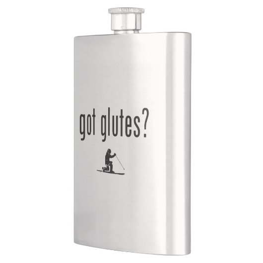 Got Glutes Telemark Skiing Flachmann (Links)