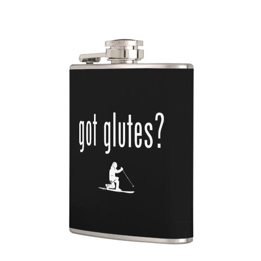 Got Glutes Telemark Skiing Flachmann (Links)