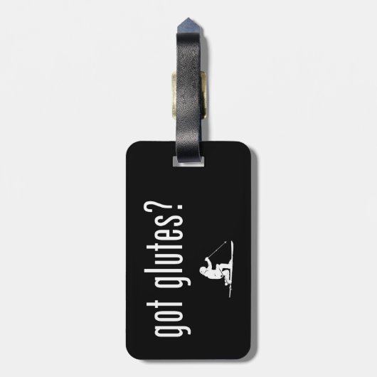 Got Glutes Telemark Skiing Gepäckanhänger (Rückseite vertikal)