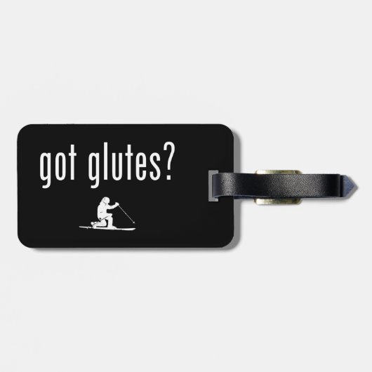 Got Glutes Telemark Skiing Gepäckanhänger (Rückseite horizontal)