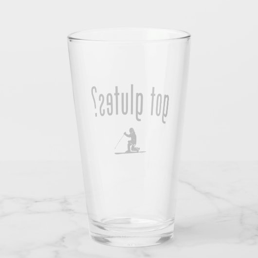 Got Glutes Telemark Skiing Glas (Rückseite)