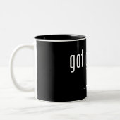 Got Glutes Telemark Skiing Zweifarbige Tasse (Links)