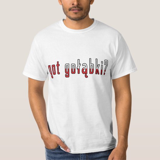 got golabki? Flagge T-Shirt (Vorderseite)
