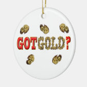 GOT GOLD? KERAMIKORNAMENT (Links)