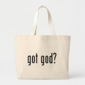 got Gott? Jumbo Stoffbeutel (Vorne)