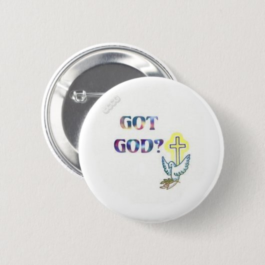 Got Gott? Knopf Button (Vorne & Hinten)