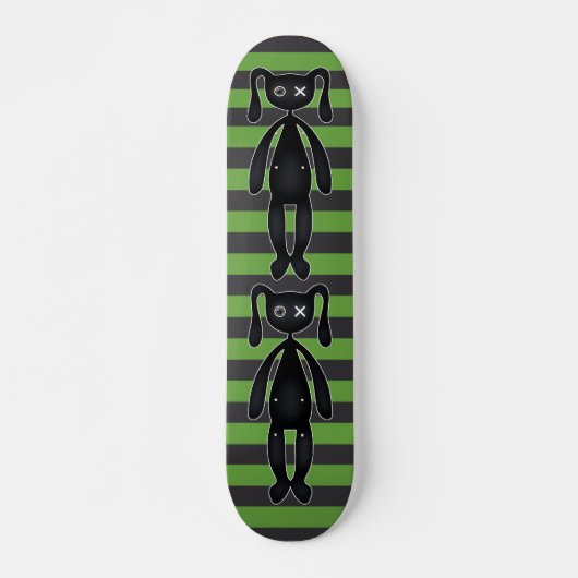 Got Green und Black Bunny Skateboard (Vorne)
